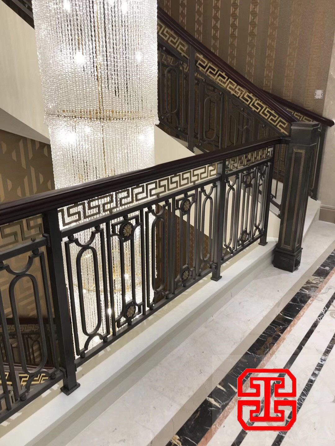 歐式鏤空銅樓梯-銅樓梯扶手 歐式鏤空銅樓梯-銅樓梯扶手